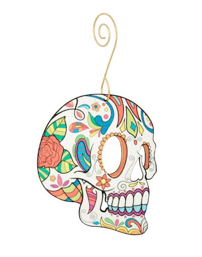 Sugar Skull Ornament #9951