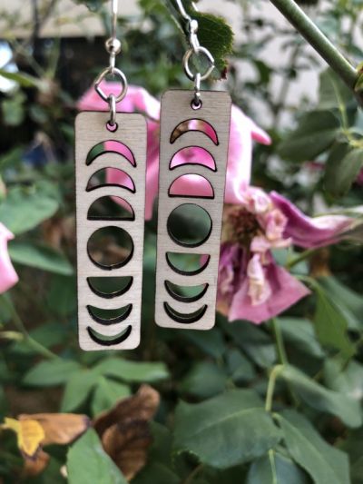 lunar eclipse earrings - lifestlye