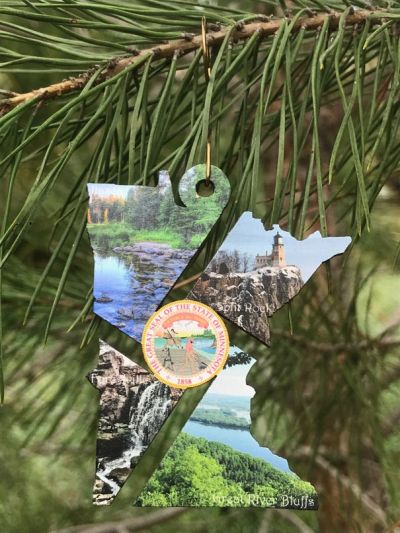 Lifestyle photo - Minnesota Scenic Ornament