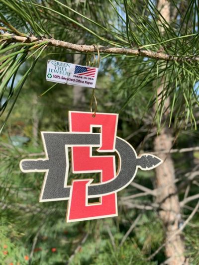 SDSU Logo Sample Ornament