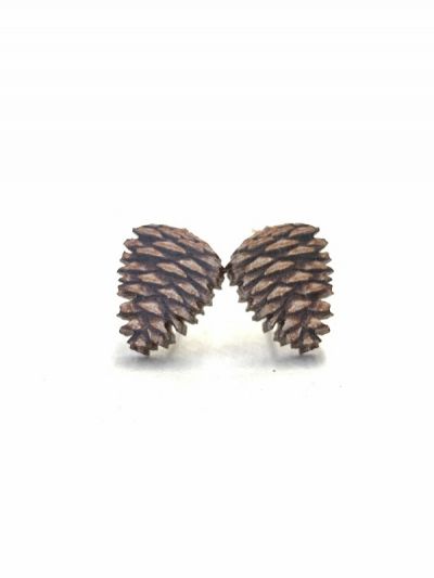 Pine Cone STUD EARRINGS #3056