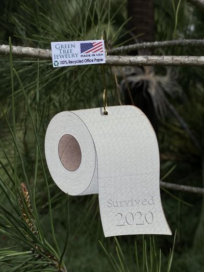 Survived 2020 Jumbo Roll TOILET PAPER Ornament # T150