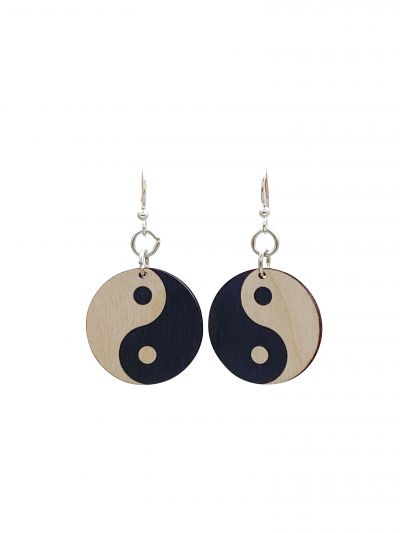 Yin Yang Earrings # 1376