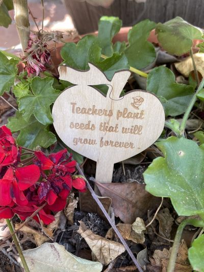 Teachers Plant Seeds Teacher Appreciation Stake #9105