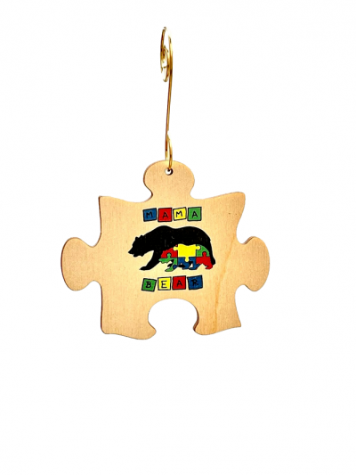 Autism Mama Bear Ornament #9867