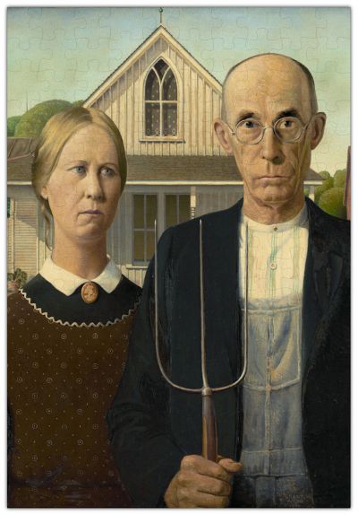 American Gothic Puzzle - 160PCS - #6792