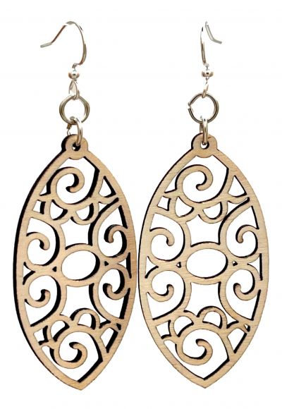 Filigree Oval EARRINGS # 1712