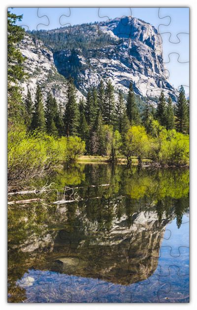 Yosemite Mirror Lake PUZZLE - 66PCS - #6502