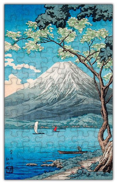 Mount Fuji from Lake Yamanaka Puzzle - 66PCS - #6506