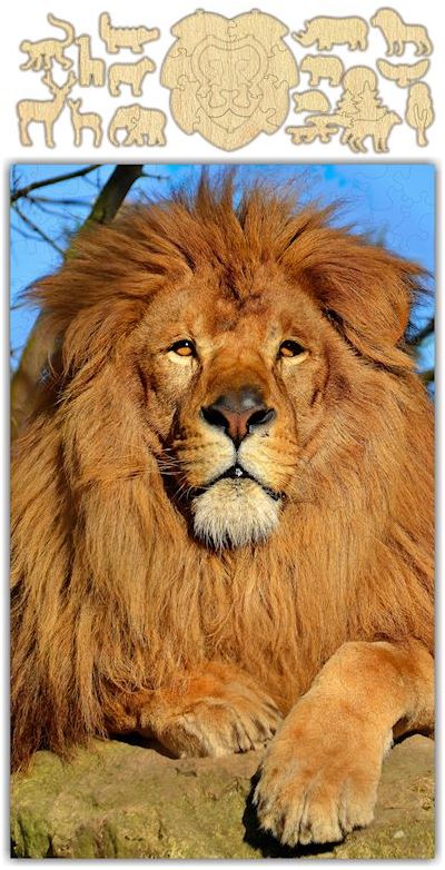 Whimsical Lion Jigsaw PUZZLE  - 277PCS -#6732