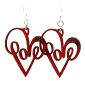 Love wins wood earrings