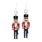 nutcracker wood earrings