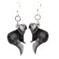 river otter wood earrings