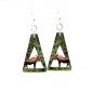 Moose wood earrings