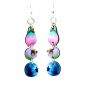 blueberry wood earrings