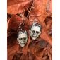 frankenstein wood earrings