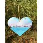 San Francisco Bay Heart Ornament Lifestyle Photo