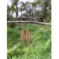 small leaf bamboo earrings