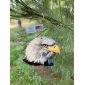 bald eagle wood ornament